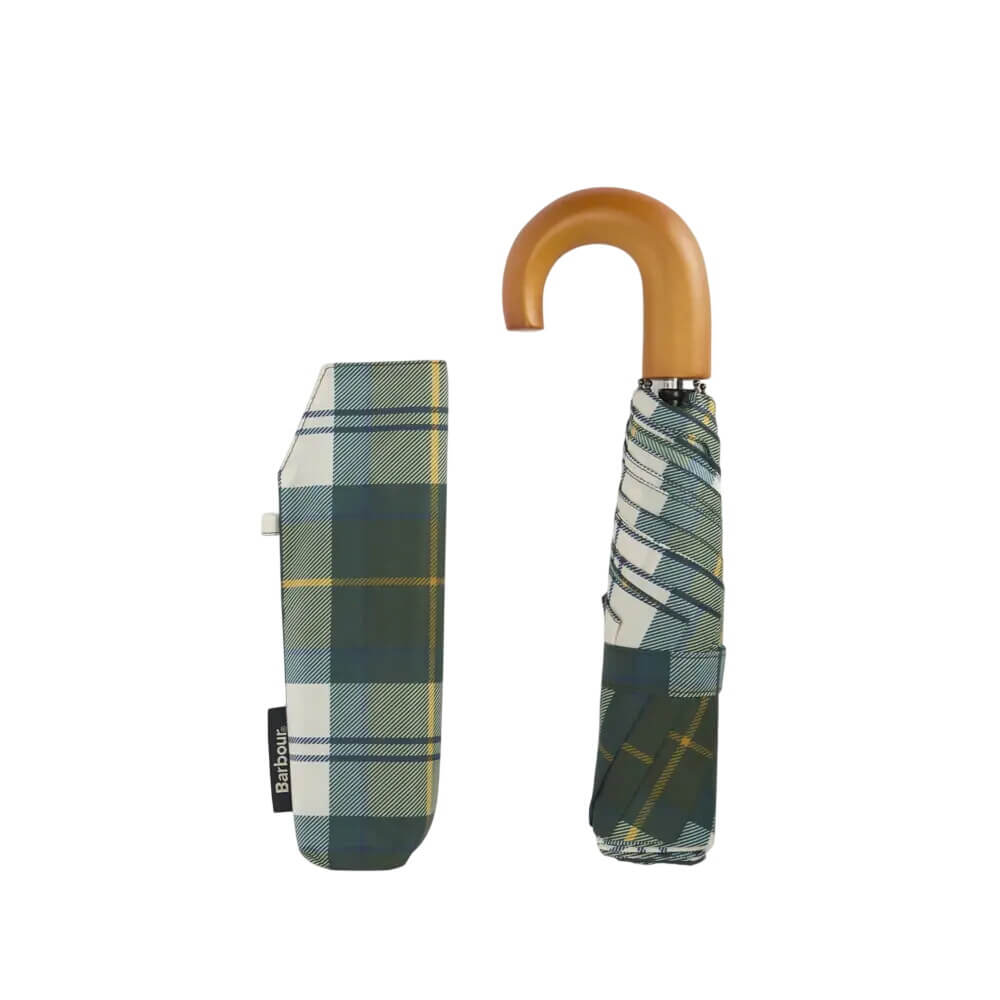 Barbour Tartan Mini Umbrella